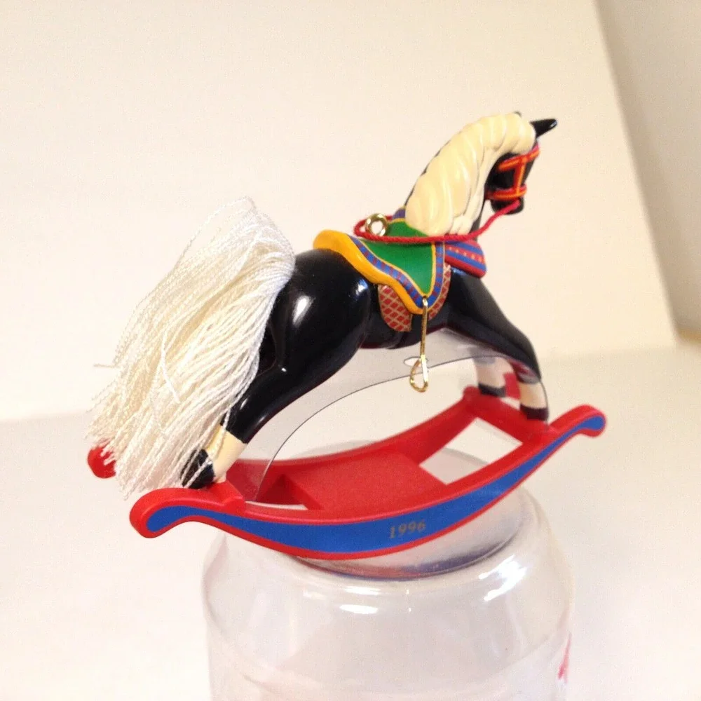 Vintage Hallmark 1996 Rocking Horse Collertors Series Christmas Ornament